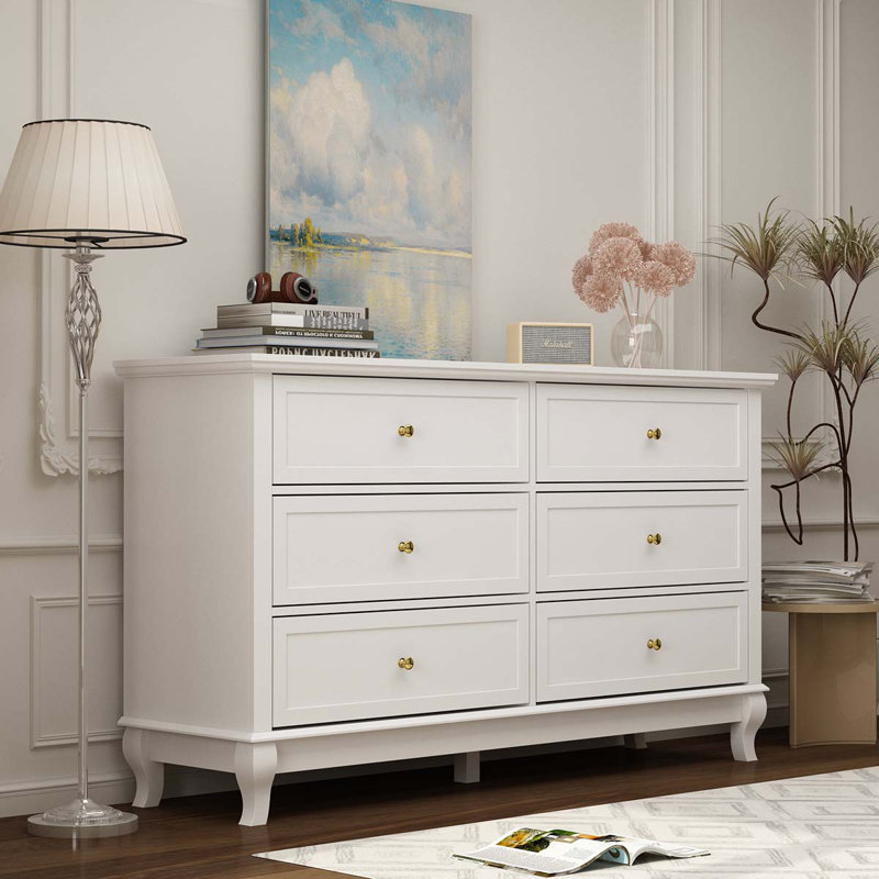 Lark Manor Andriana 6 Drawer Dresser & Reviews Wayfair